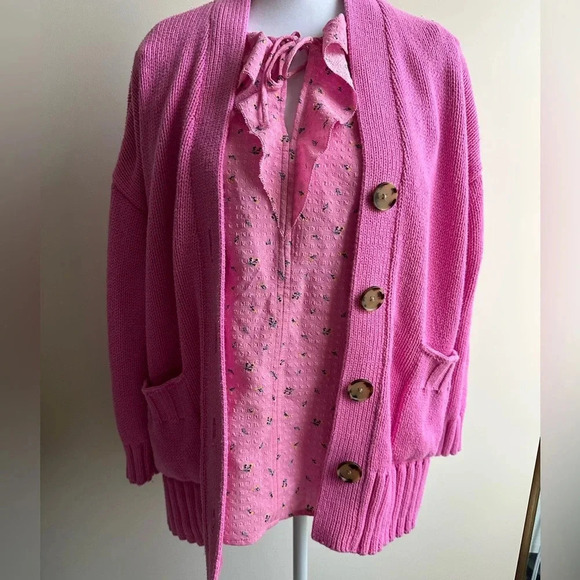 Loft Pink Sweater and Blouse Bundle size Large - Picture 1 of 4